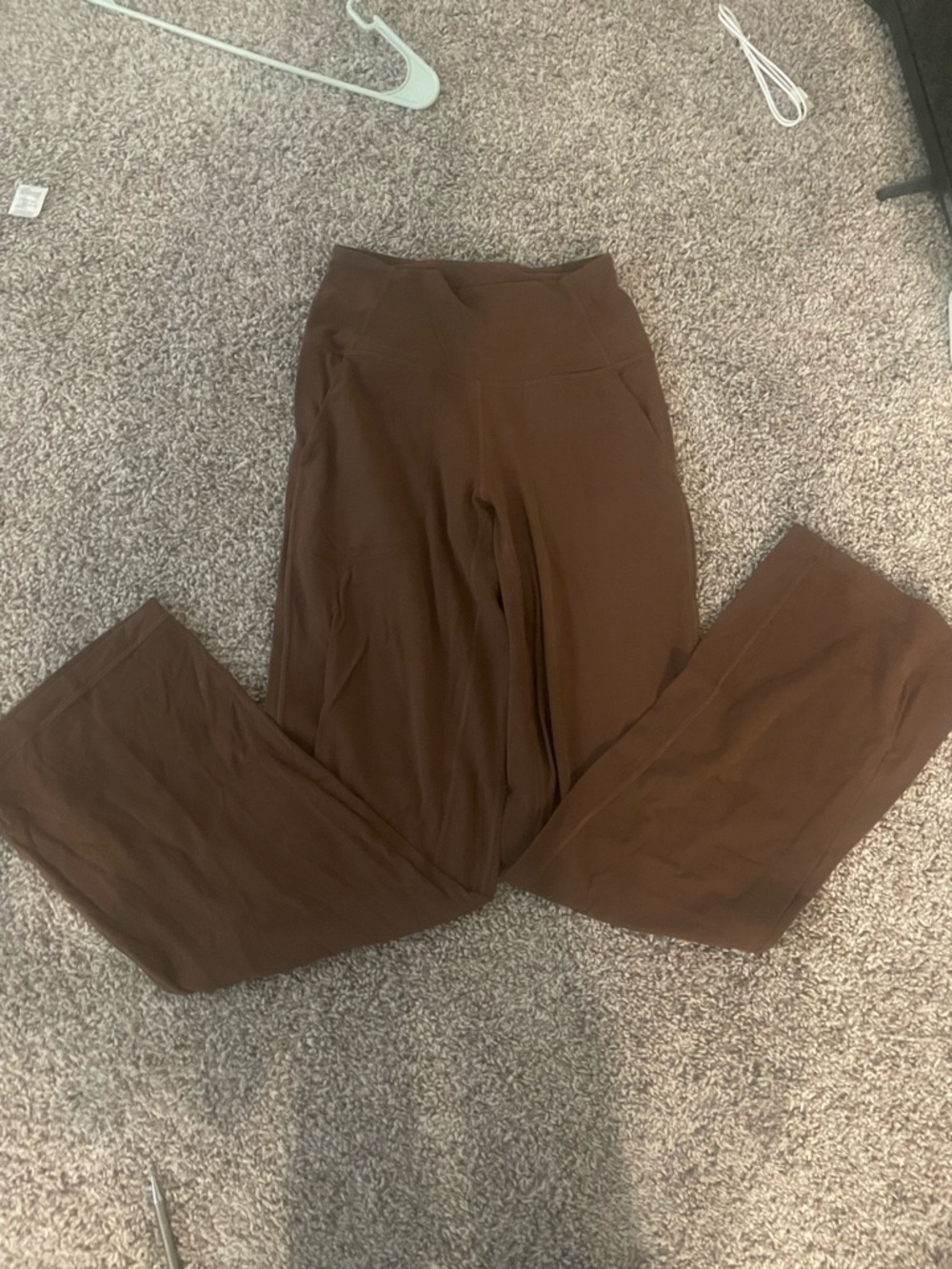 lululemon athletica Chocolate Brown Wide-Leg Pull-On Pants